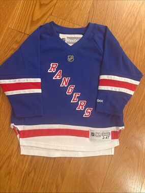 #30 Henrik Lundqvist Kids Blue New York Rangers Hockey Jersey